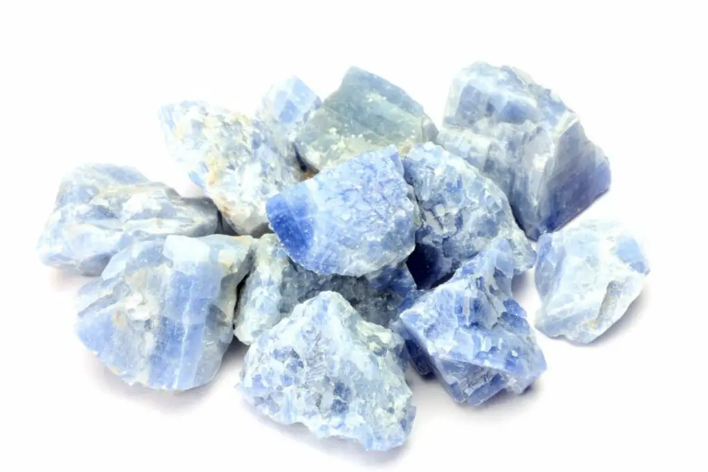 how to charge blue calcite
