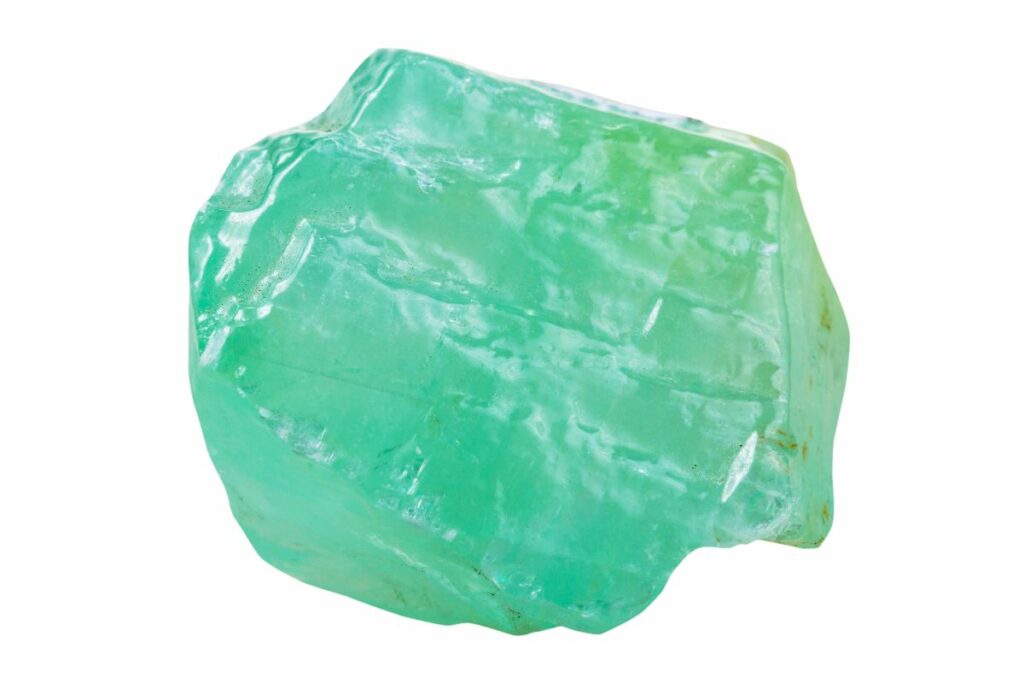 green calcite vs green fluorite