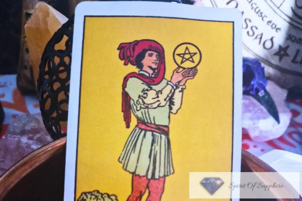 Page Of Pentacles In A Love Reading